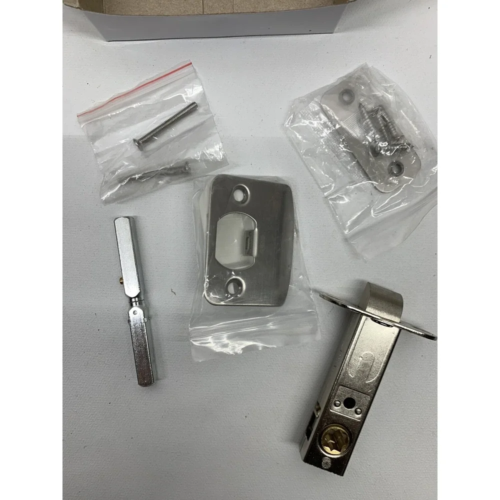 Door Handle Set - No Lock Set - Interior Passage Door Lever - Brushed Nickel‎